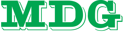 Mdg servis logo, povrchová úprava kovu pro kutily